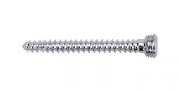 Cortical screw with conical head thread: diameter 2.7 x 32