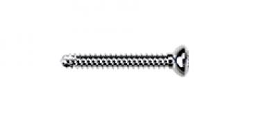 Cortical Screw; diameter 2.6 mm; length 20 mm; fully threaded; stainless steel