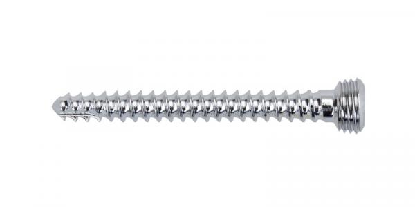 Cortical screw with conical head thread: diameter 2.7 x 14