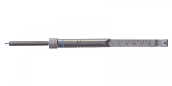 Gauge with clasp for screws with conical head thread diameter 3.5: diameter 4.0